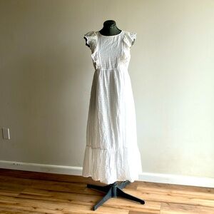 White babydoll dress kids XL